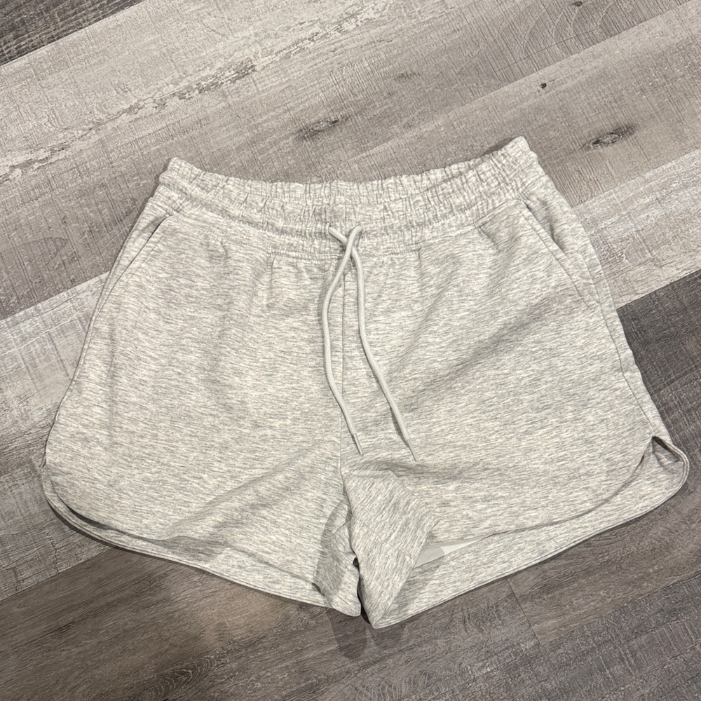 NWT Zenana Outfitters Light Gray Athletic Lounge Shorts